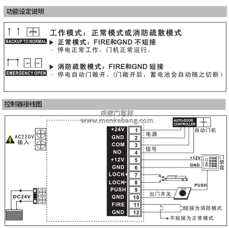 電動門備用電源安裝 電動門備用電源安裝