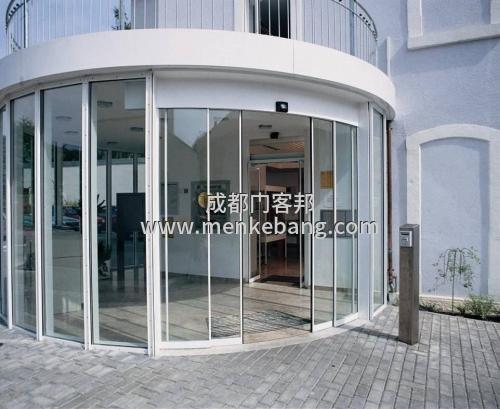 成都弧形自動門安裝,弧形感應門